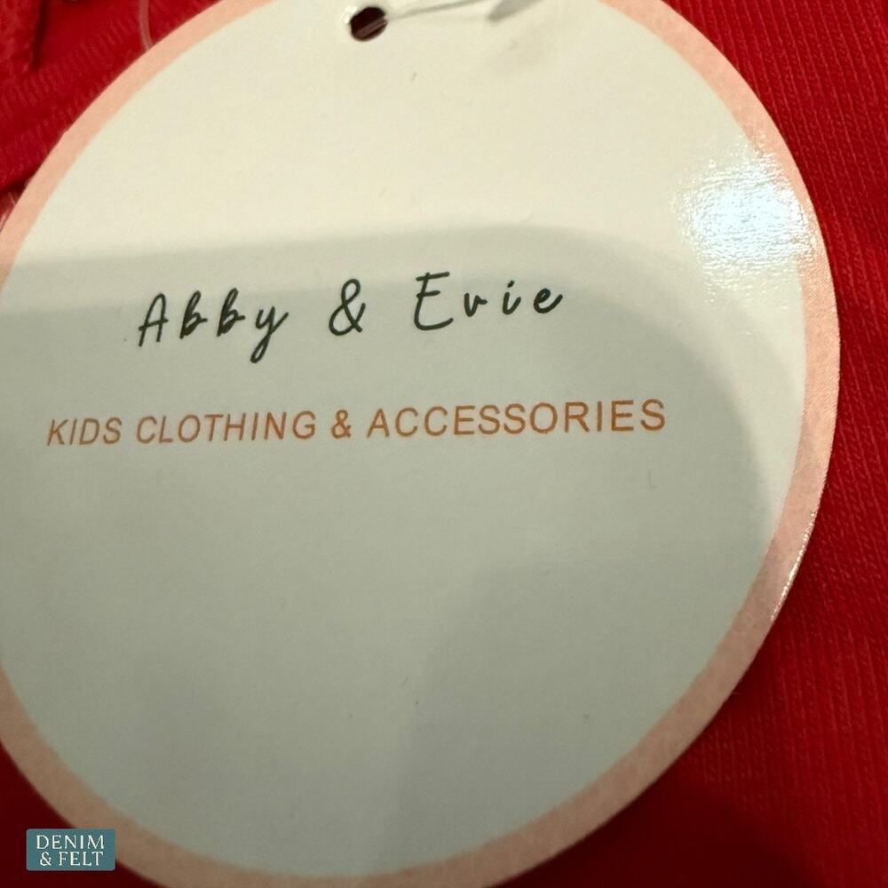 NEW Abby & Evie Red Plaid Ruffle Christmas Tree Bubble Romper‎ 3M - Picture 7 of 7